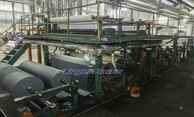 pvc flooring laminate machine