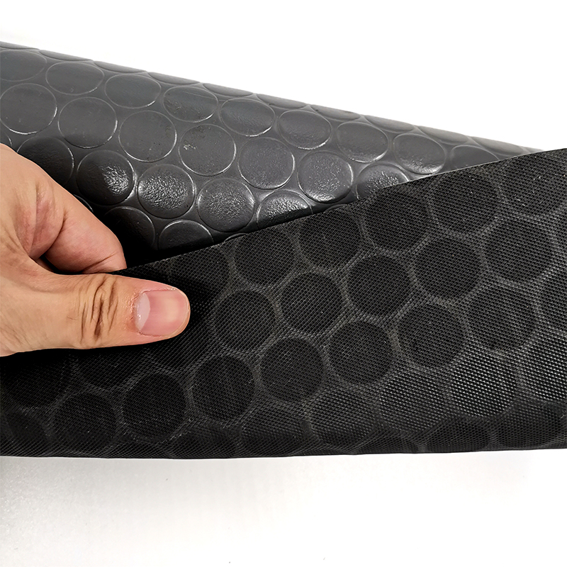 1.2mm x 1.83m x 25m Dark Grey Vinyl Embossed Truck Flooring Covering Roll