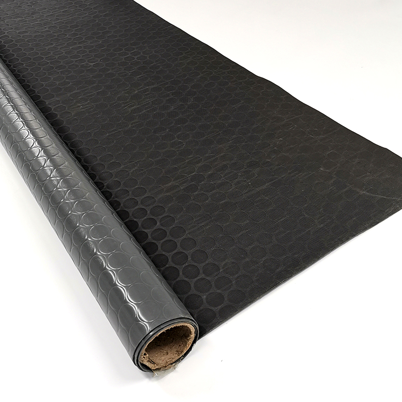 1.2mm x 1.83m x 25m Dark Grey Vinyl Embossed Truck Flooring Covering Roll