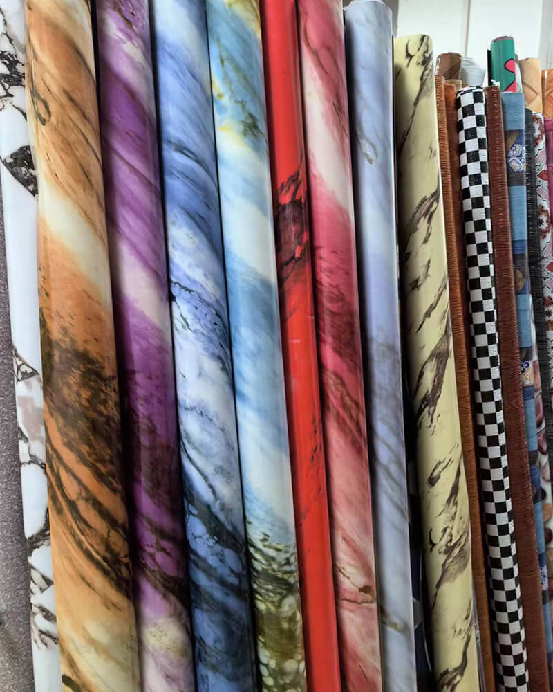 Vinyl flooring rolls for building material shops and wholesale markets