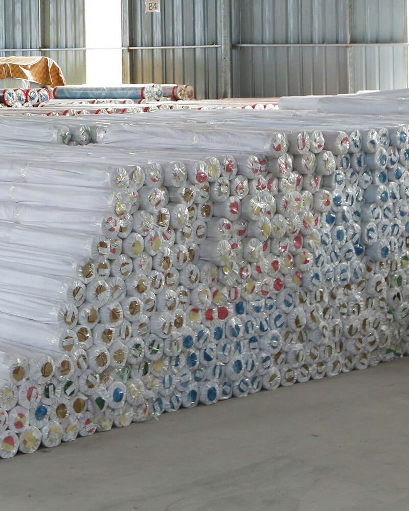 PVC flooring rolls packed for 20ft container loading
