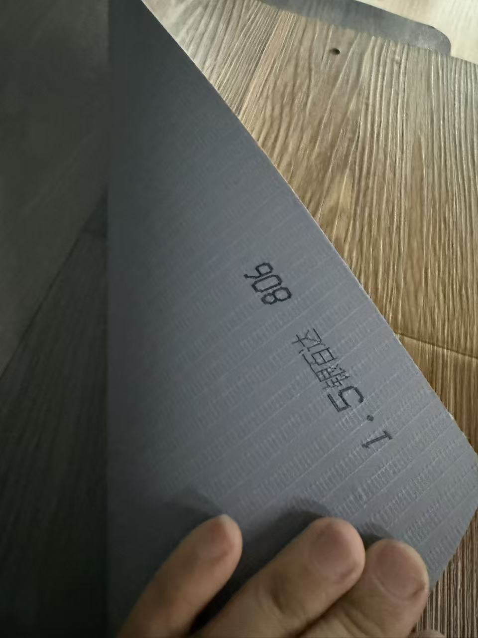PVC flooring roll backing and thickness details from China supplier