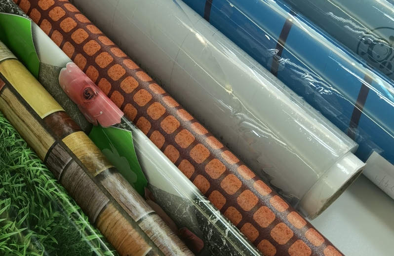 PVC flooring roll product range from China factory