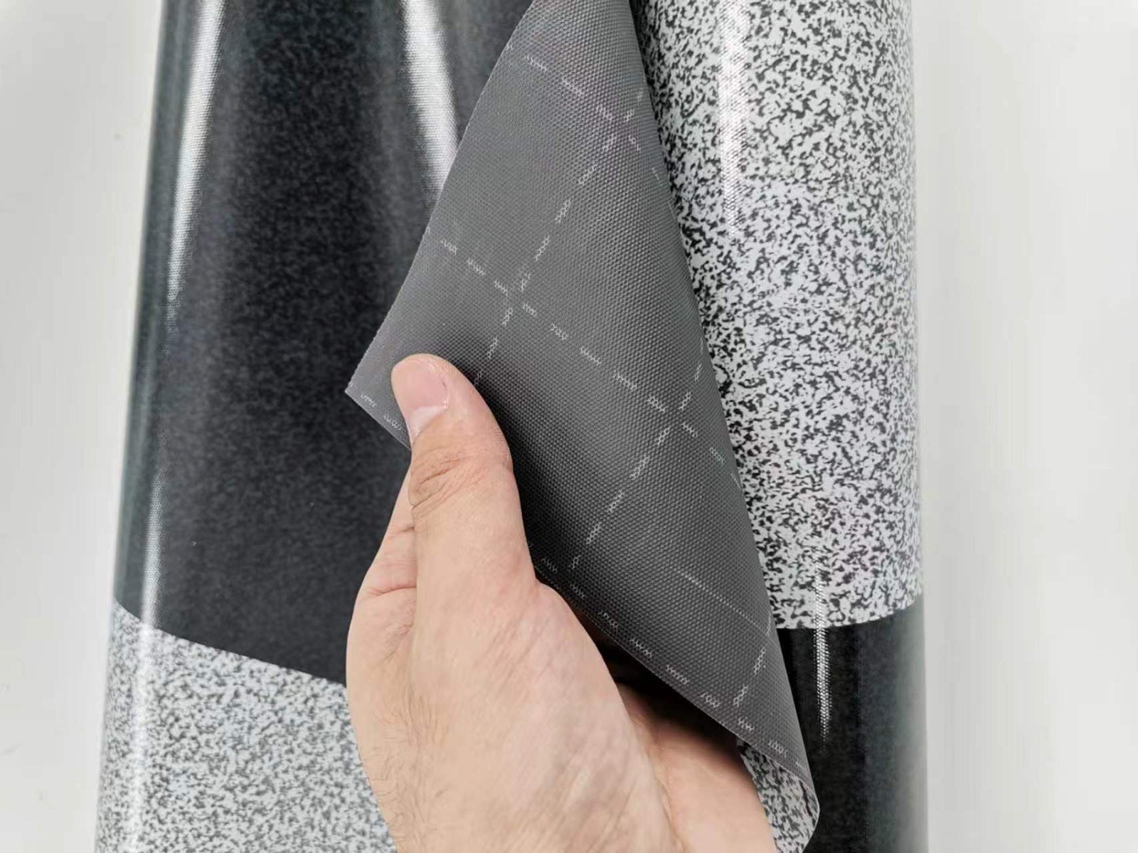 PVC flooring roll thickness backing and specification details